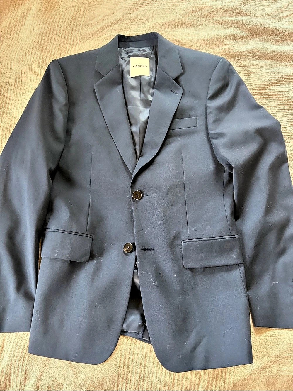 Sandro Wool suit jacket Blue Blazer